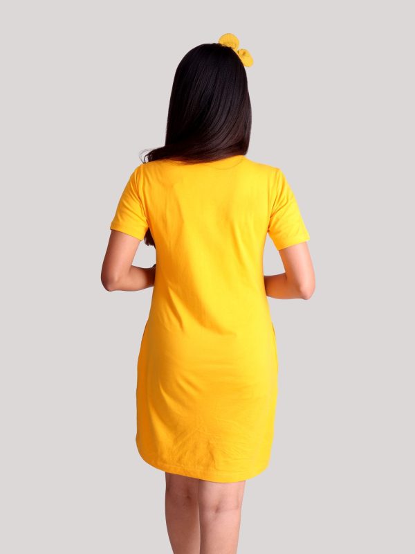 Yellow T-Shirt Dress