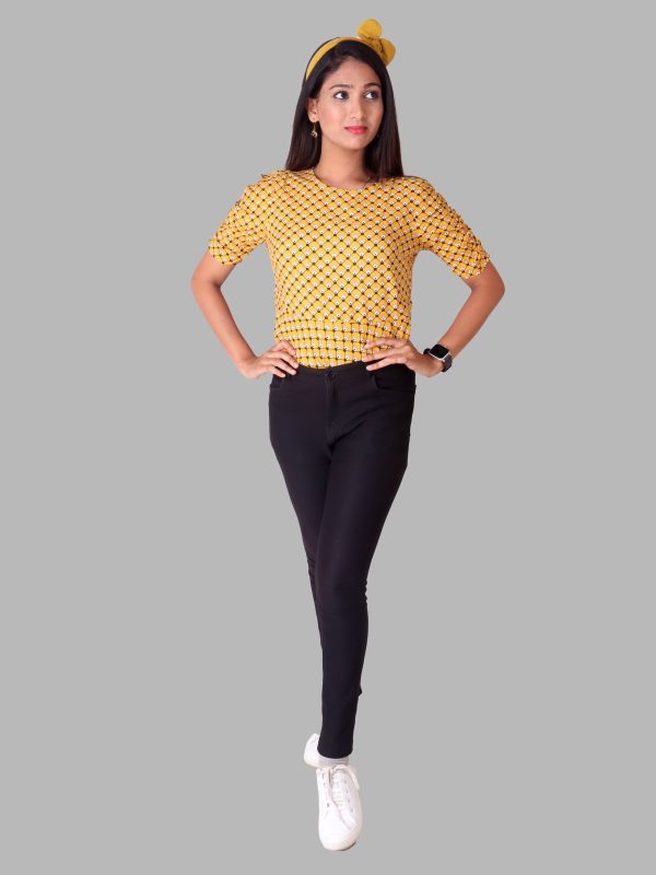 Yellow A-Line Top