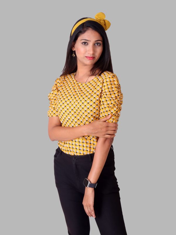 Yellow A-Line Top